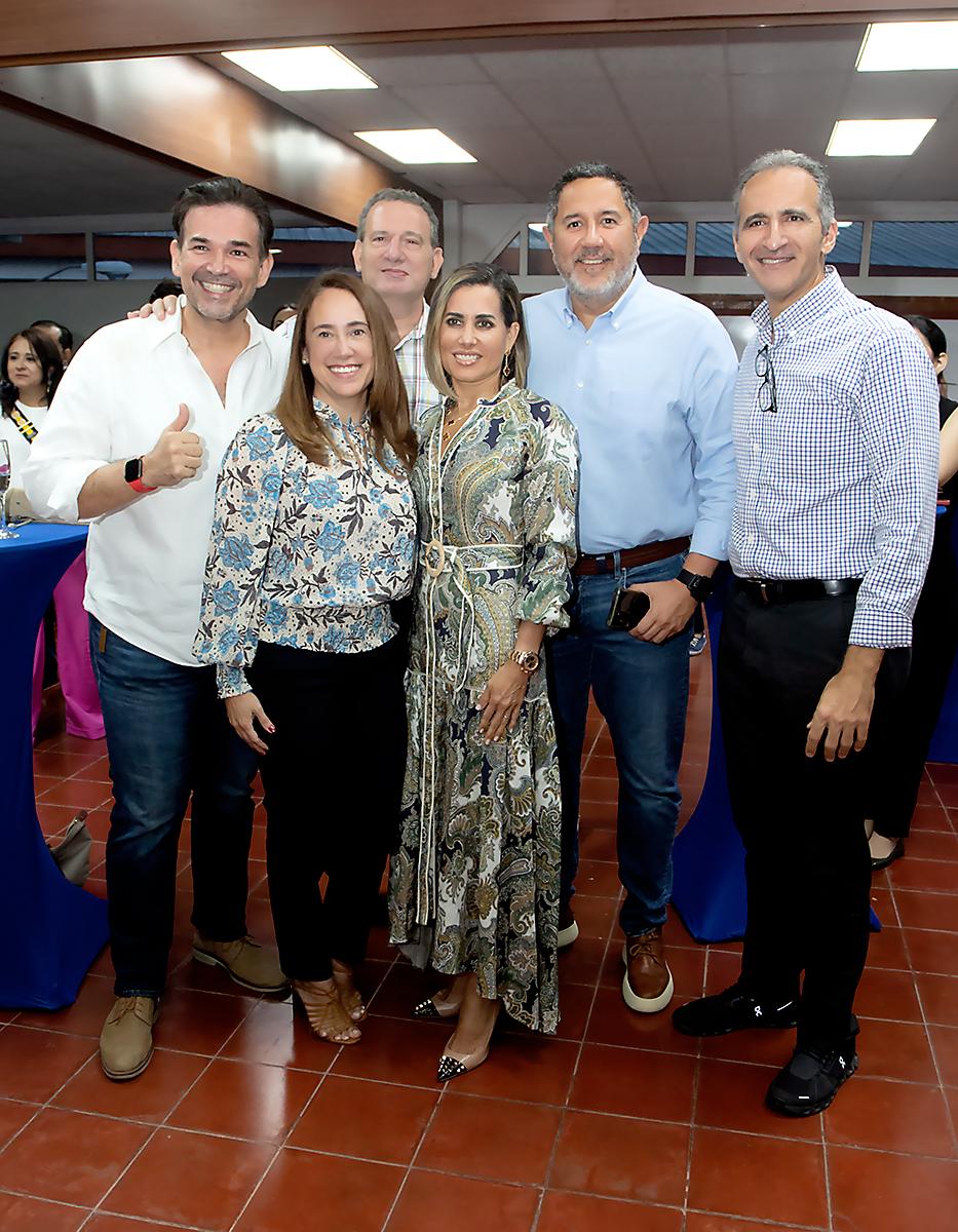 Alberto Downing, Mario Handal, Ericka Meermann, Eduardo Tinoco y George Faraj.