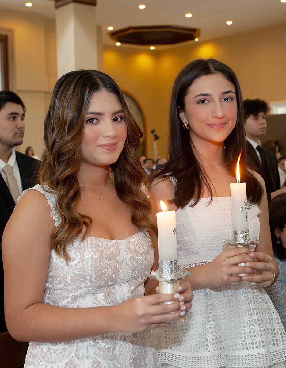 María Fernando Osorto y Fiorella Inestroza.