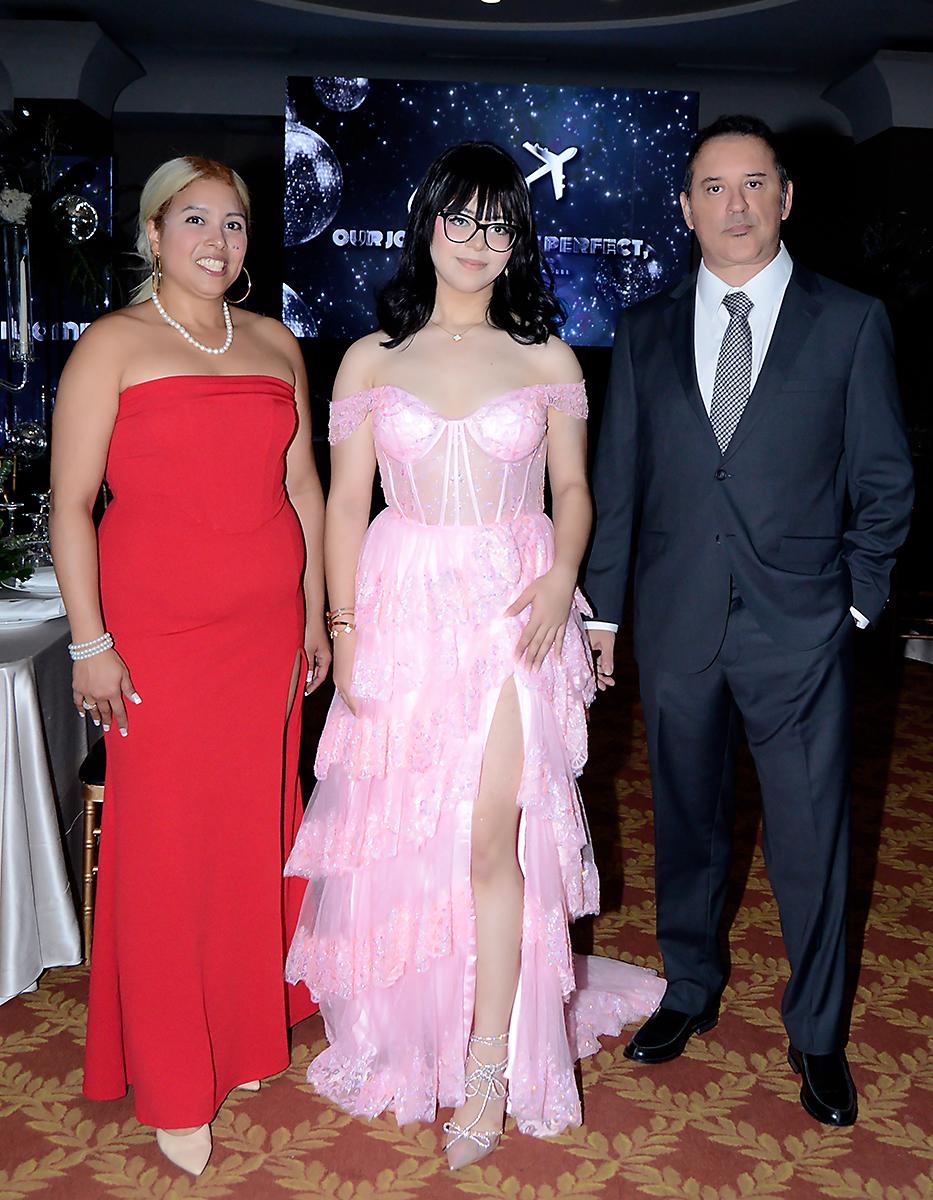 Jackeline Agurcia, Katina y Arturo Di Stefano