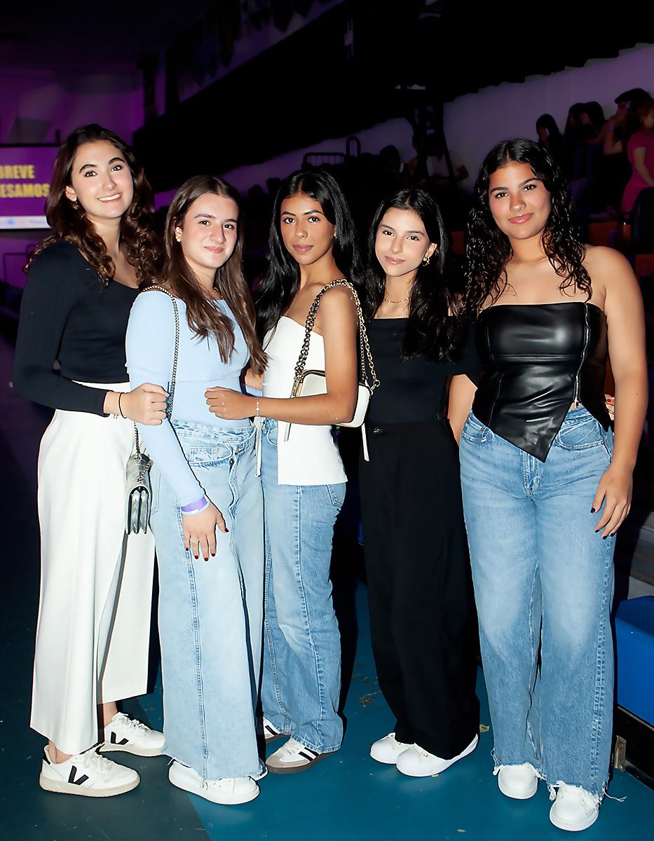 Evana Daaboul, Daniela Massu, Rebecca Milian, Soad Faraj y Shakira Bendeck.