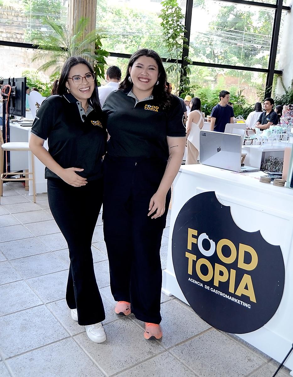 Stephany Barahona y Krizia Godoy de Foodtopia Gastromarketing.