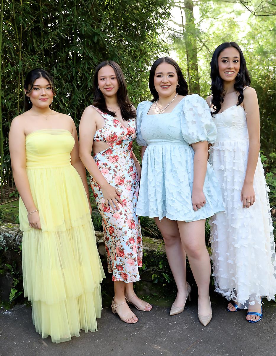 Marisabella Albir, Andrea Bautista, Leslie Rosa y Victoria Moreno 