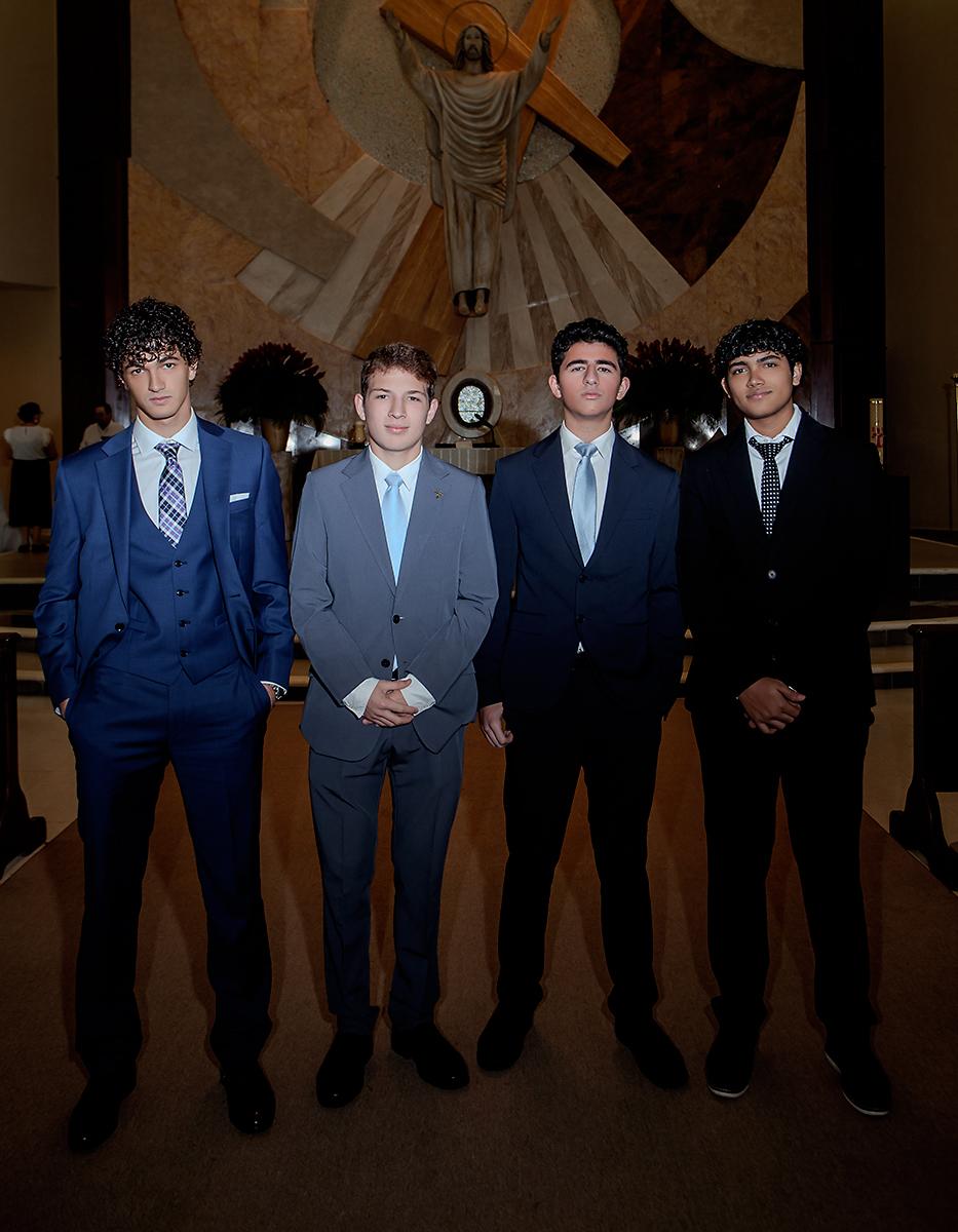 Juan Aramendía, Pablo Coello, Emilio Faraj y Sergio Villafranca.