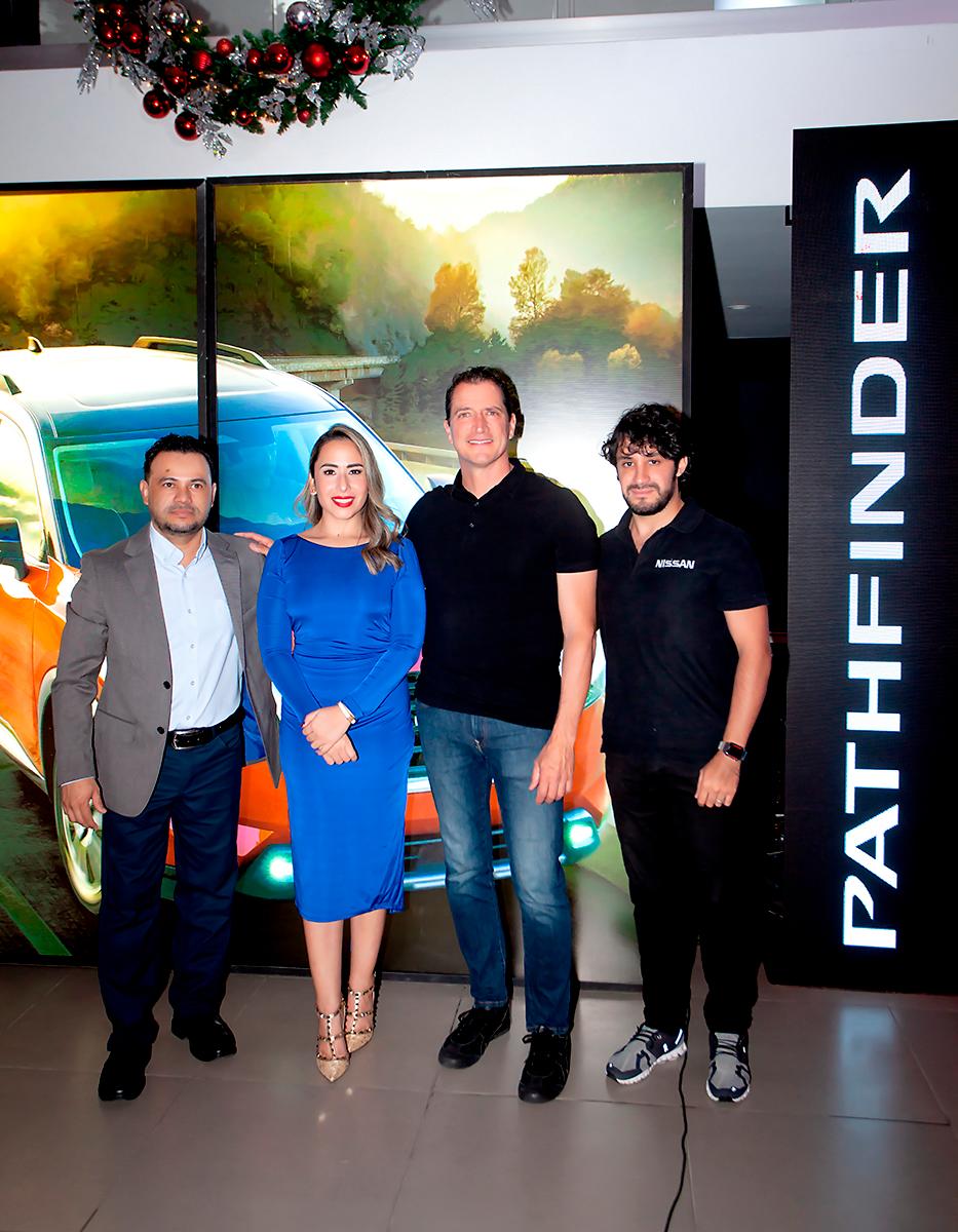 Jorge Luis López, Diana Pineda, Gabriel Castillo y Ricardo Calzado.