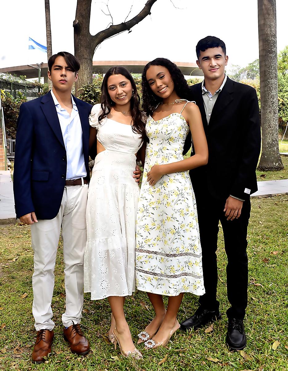 Luis Menardi, Natalia García, Lía López y Juan Recarte.
