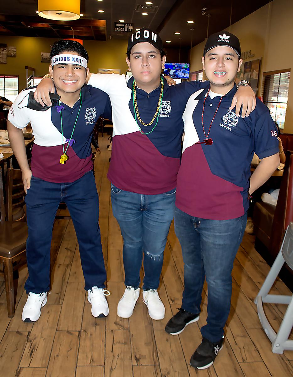 Daniel Vilorio, Leonardo Mejía y Emilio Cadena.