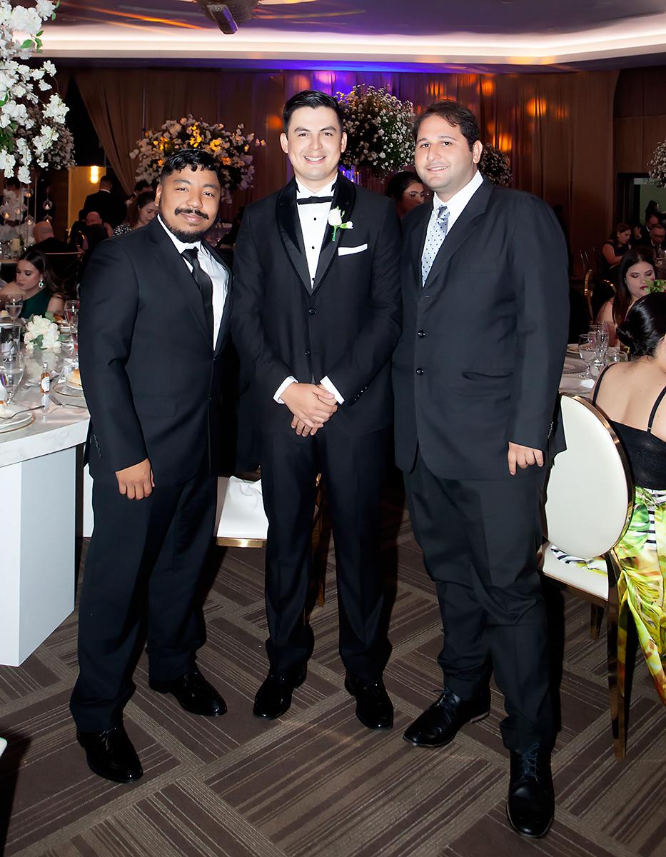 Miguel Shoes, Mario Caballero y Jorge Fonseca