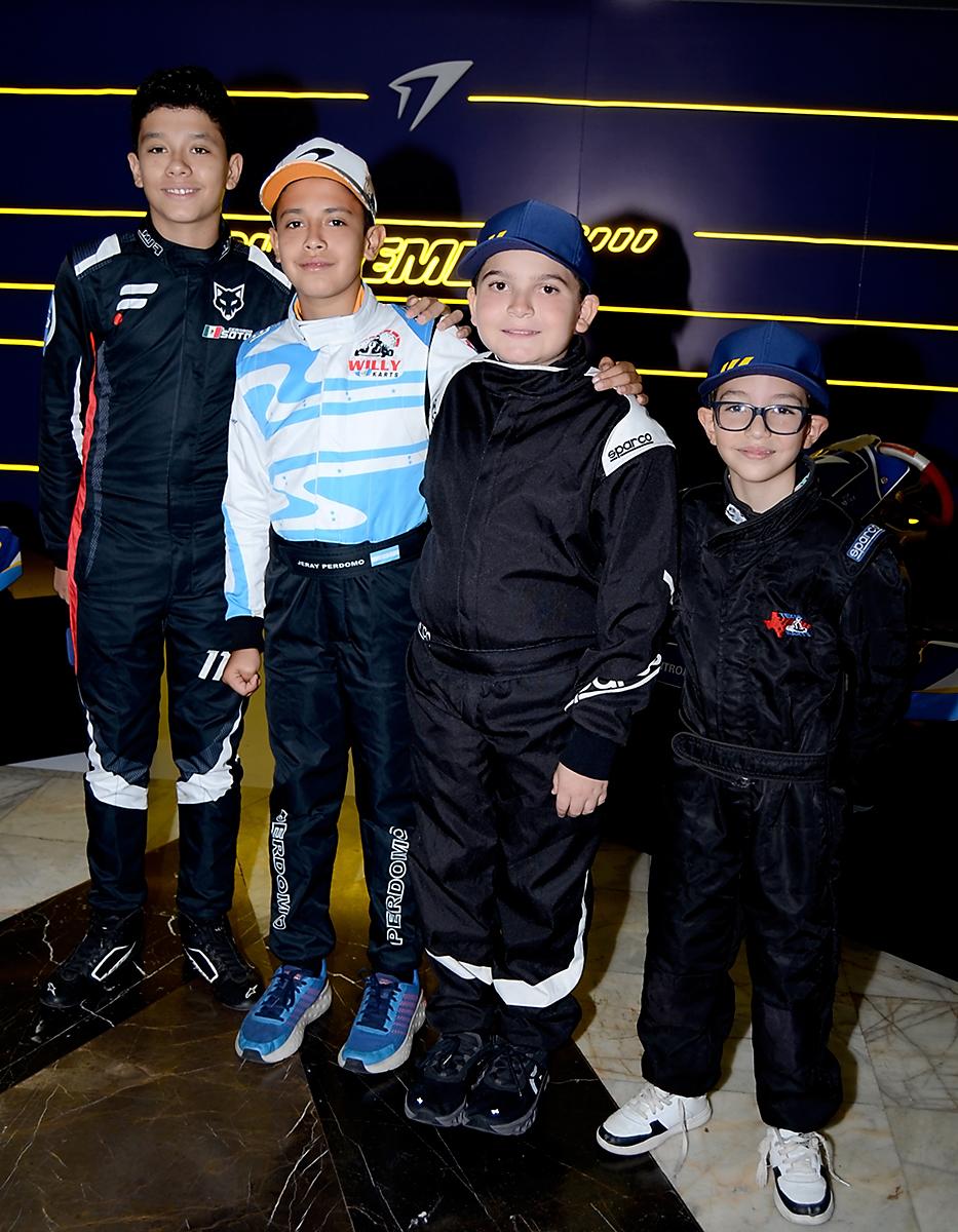 Gerardo Soto, Jeray Perdomo, Kamal Simon y Gian Basilio.