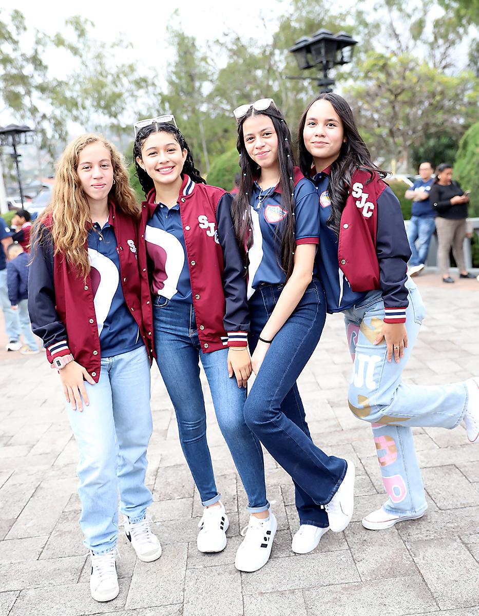 Paula Ramírez, Any Lanza, Camila Sierra e Iliana Mendoza