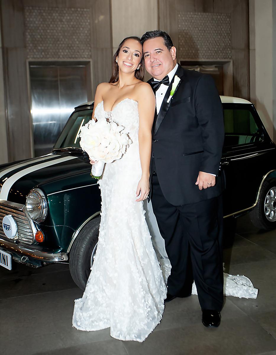 Johana Raquel y su amado esposo Geovani Chahín.