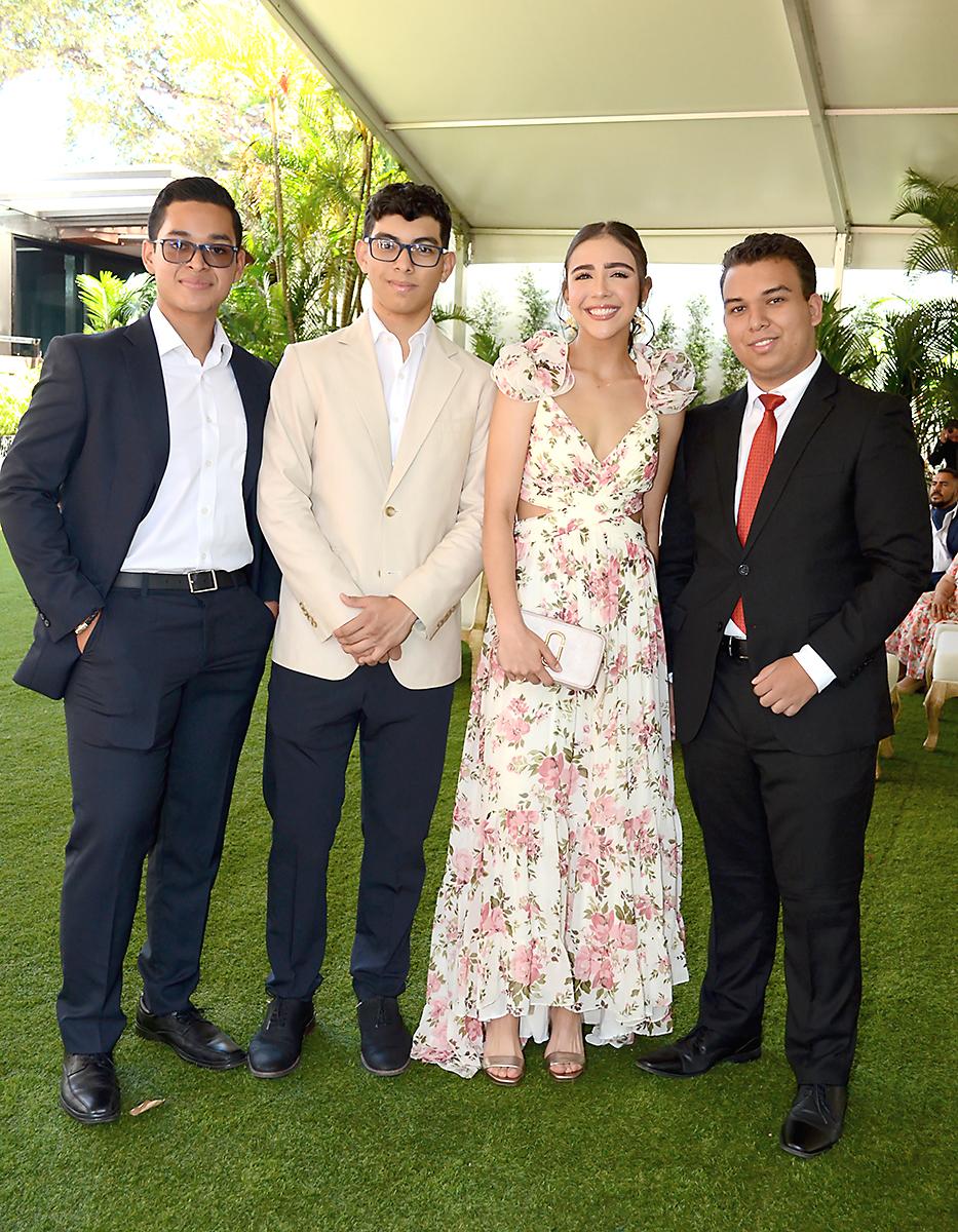 Héctor Duarte, Montserrat Durón y Joaquín Rivera.