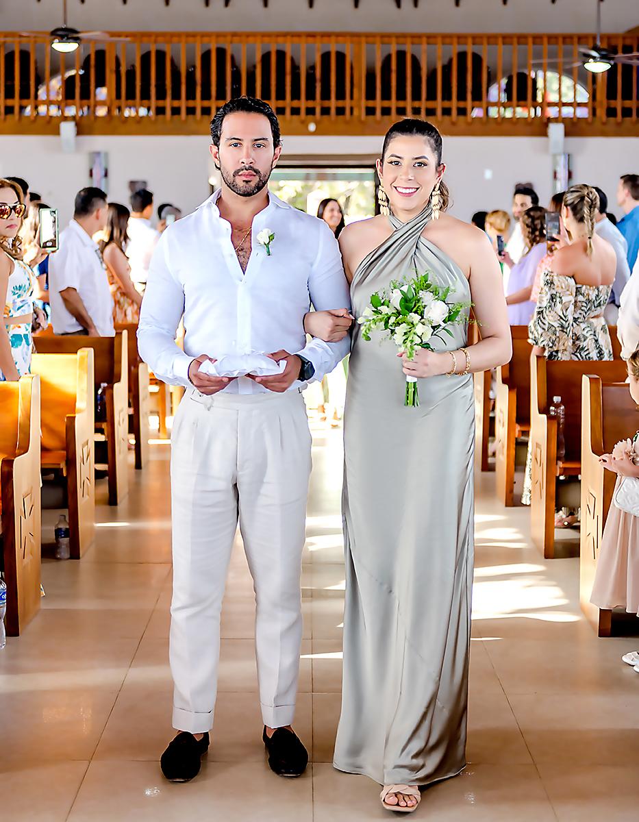Fernando Marsan y Michelle Suazo.