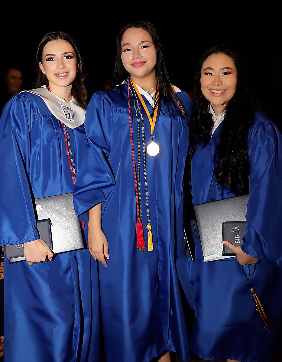 Sofía Argueta, Angela Rodríguez y Salma Díaz