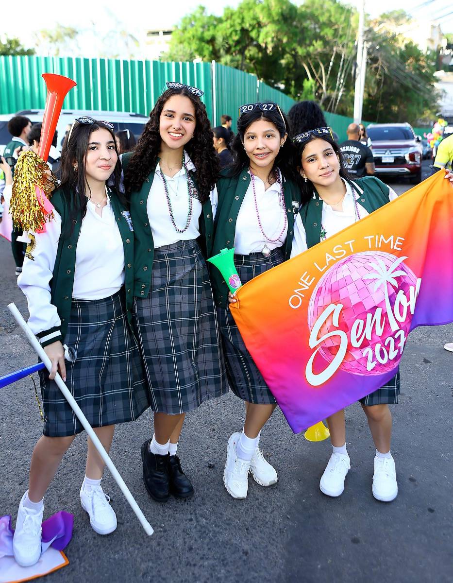 Mónica Espinal, Ximena Lozano, Juliana Álvarez y María José Espinal