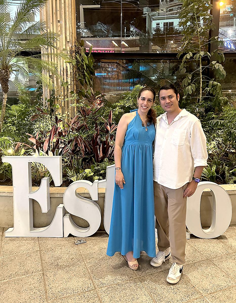 María Fernanda Toro y Luis Medina.