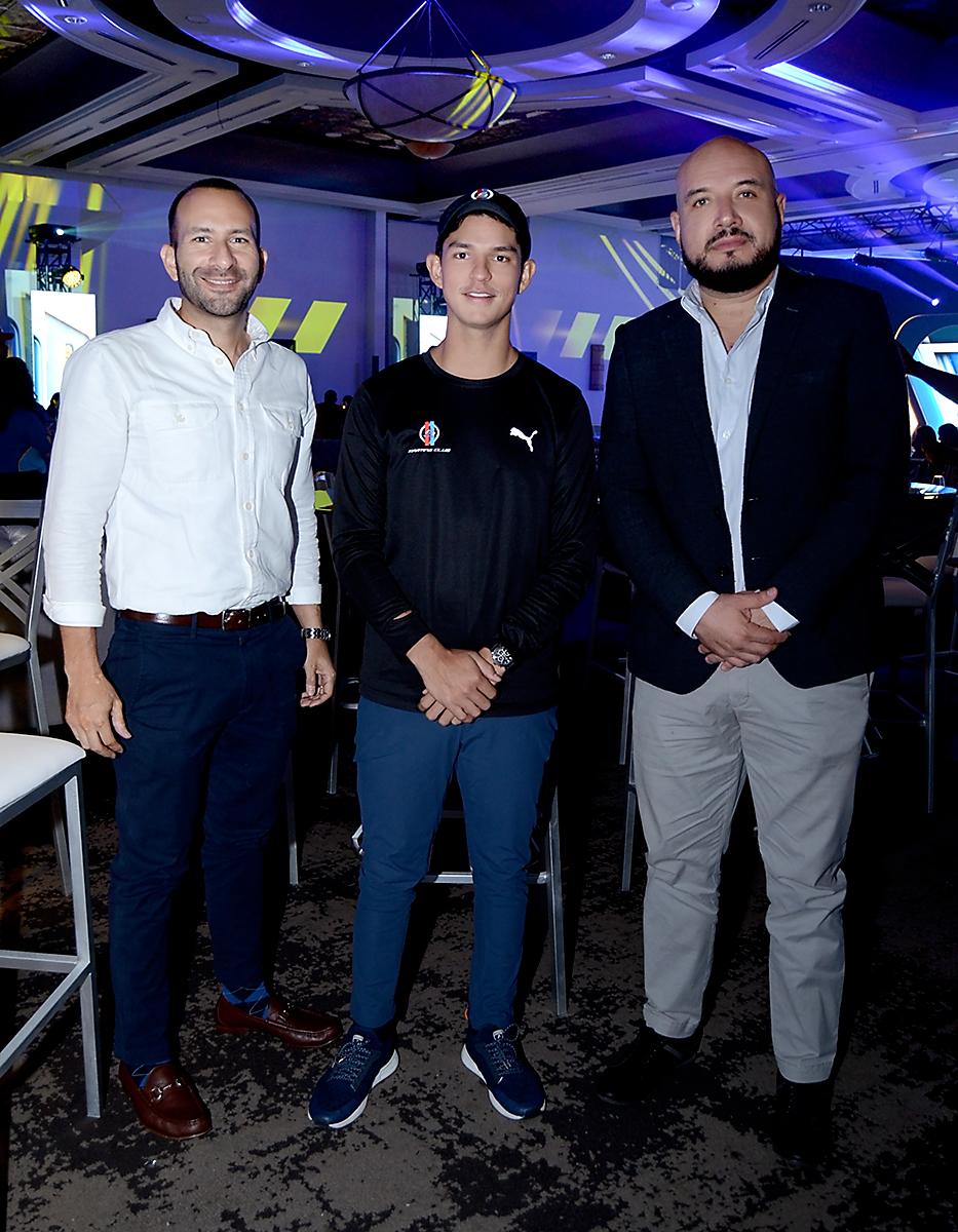 Daniel Parras, Fernando Tomé y Gerardo Soto.