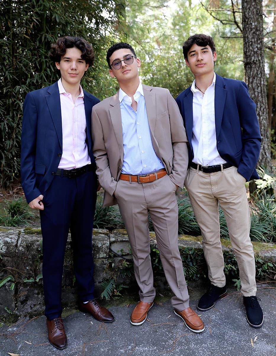 Daniel Rivera, Gian Luca Culotta y Pablo Hughes