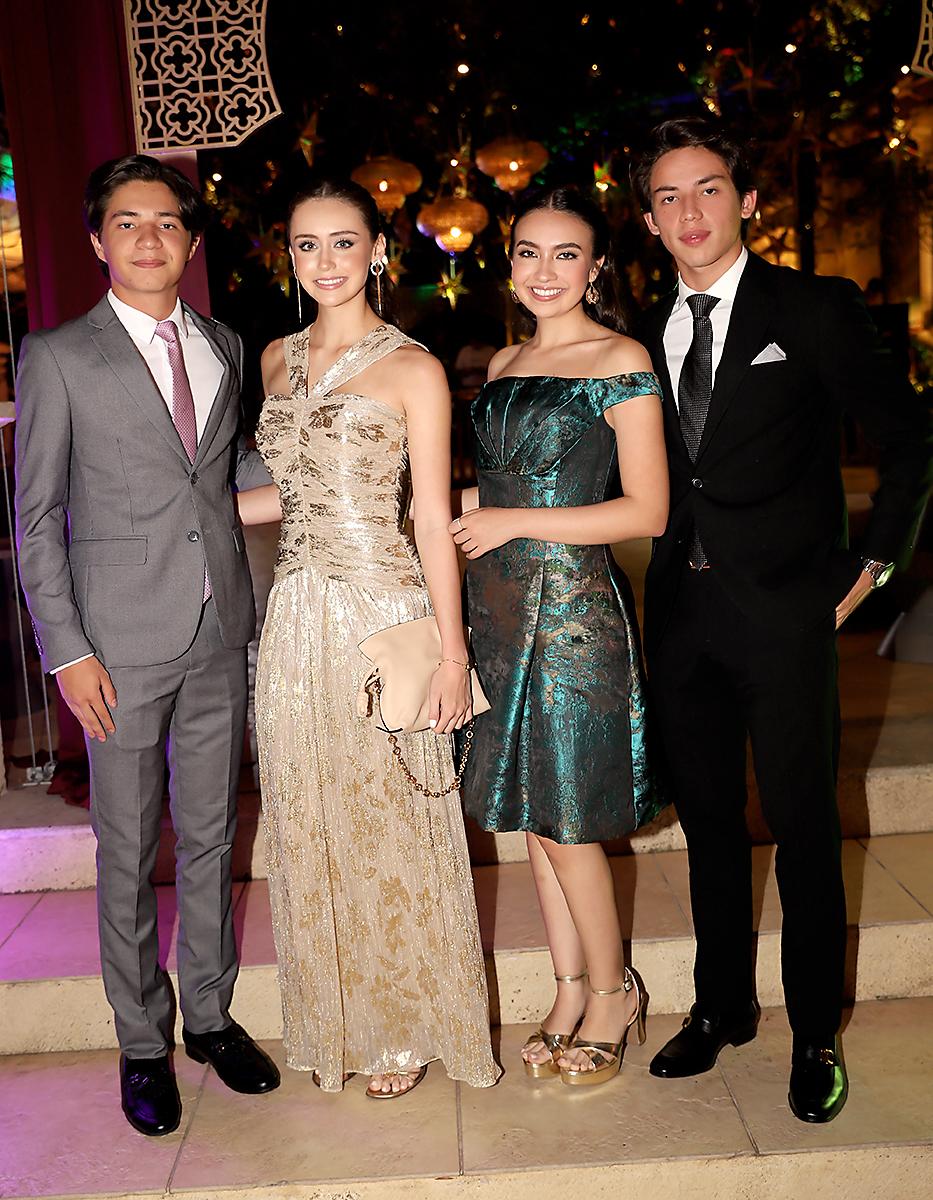 Martín Fonseca, Victoria Vaca, Evangelina Pengos y Luis López.