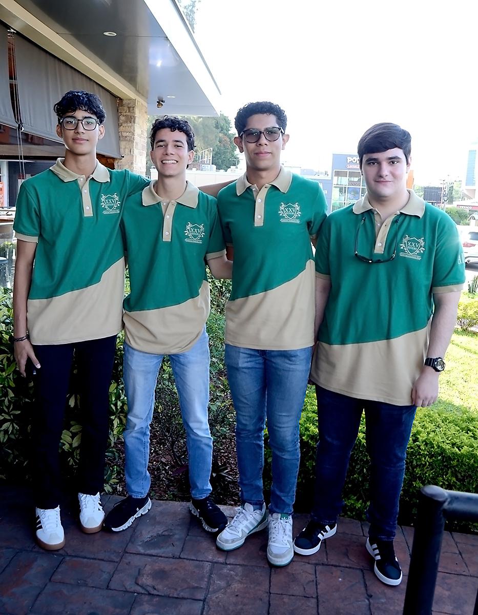 César Henríquez, Leonardo Martínez, José Gabriel Alonzo y Jorge Atala.
