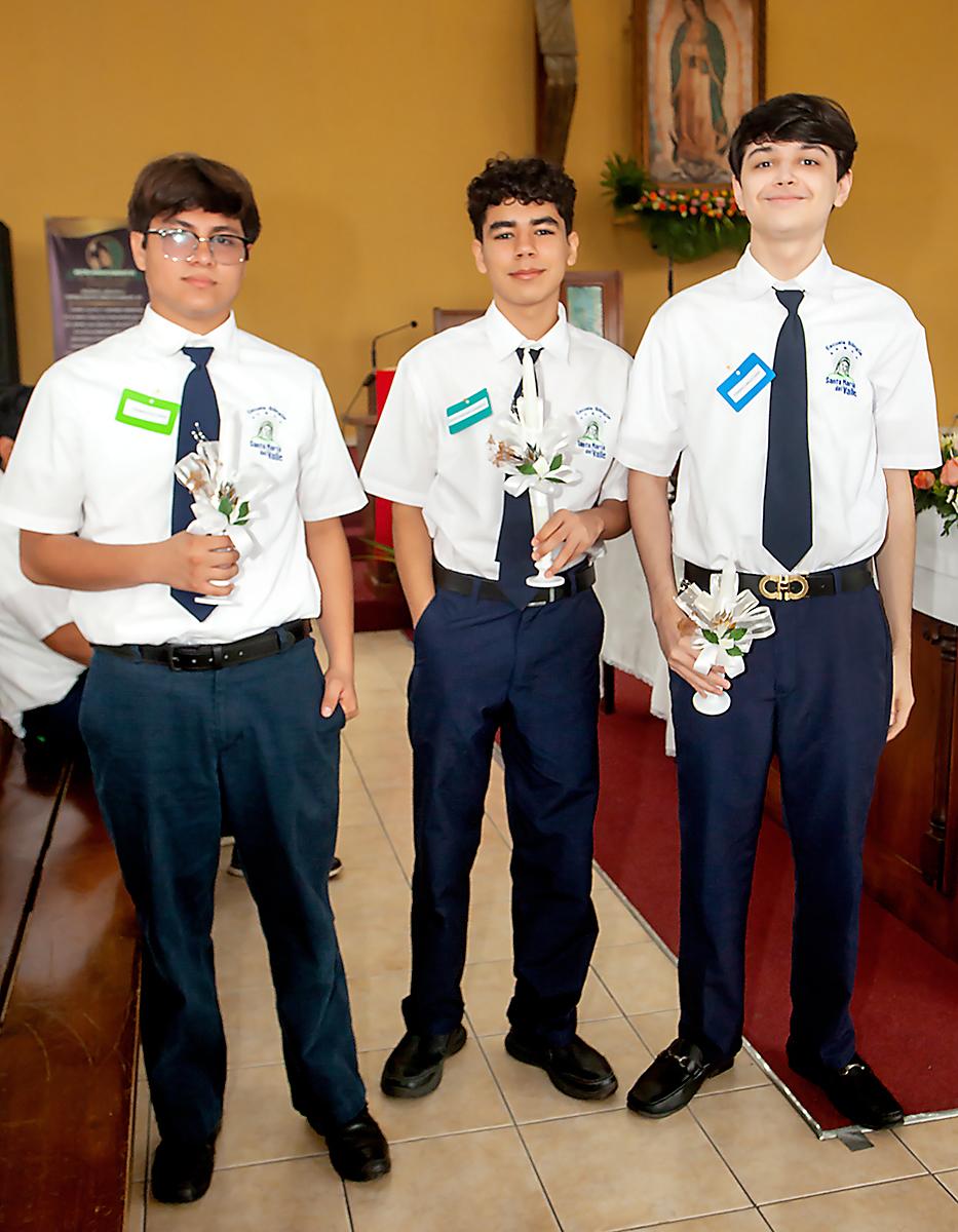 Hernán Salvador, David Rodríguez y Rodrigo Eger.