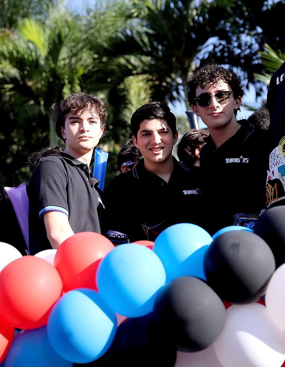 Kai Binoeder, Andrés Kassis y Miguel Nasser.