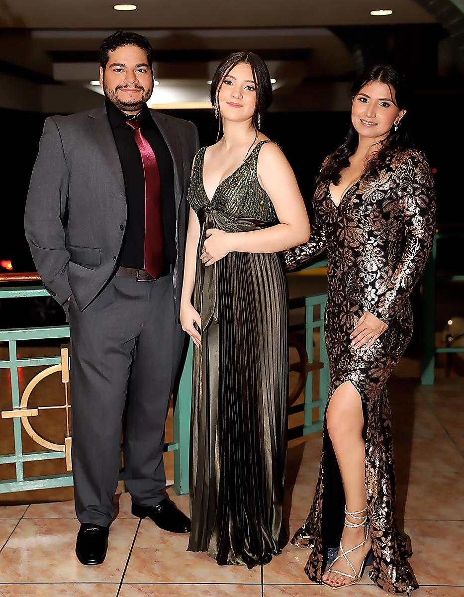 Guillermo Silva, Ana Jimena y Nadia Ávila