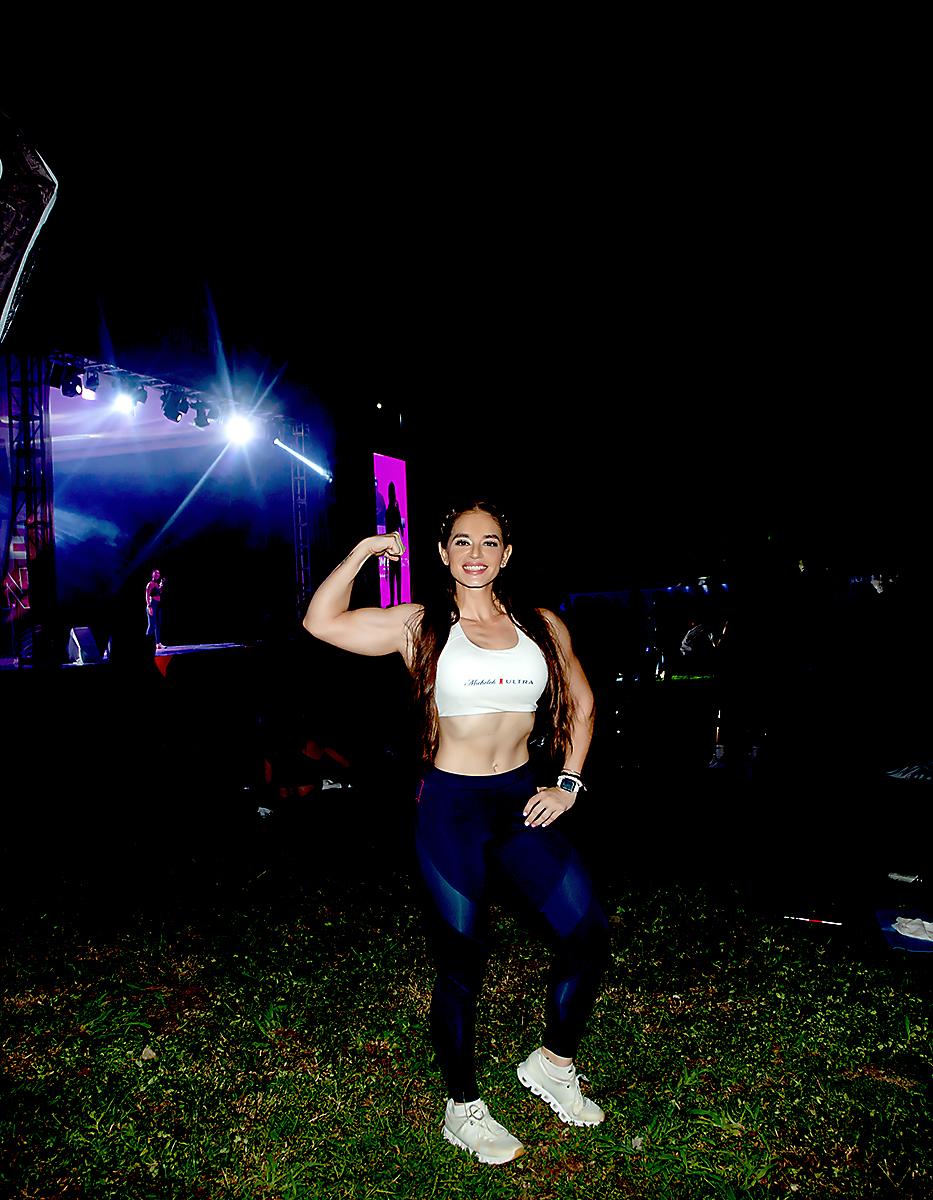 La entrenadora Sandra Alvarado.