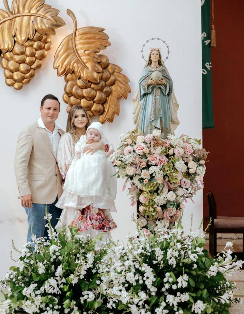 Así fue el bautismo de Dalton John Barrosse Núñez