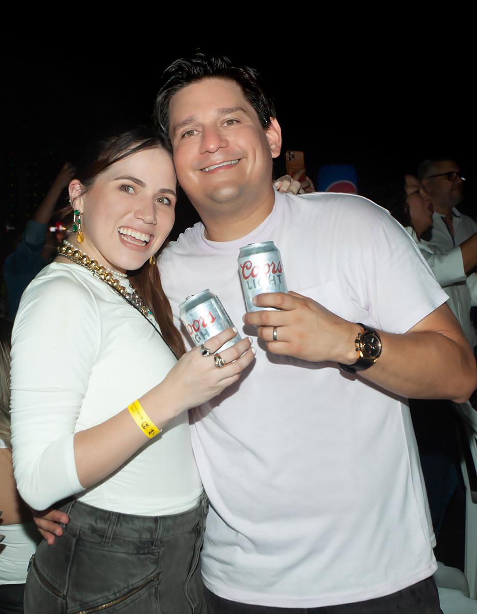 Daniela y Gustavo Palacios.