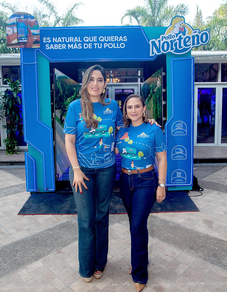 Cinthia Alméndarez y Melany Galeano.