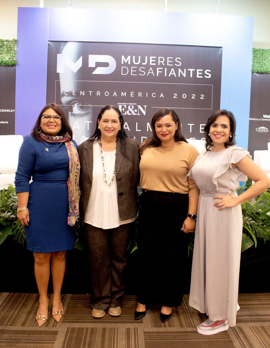 Pamela Rodas, Ana María Reyes, Joselyn Sevilla y Pily Luna.