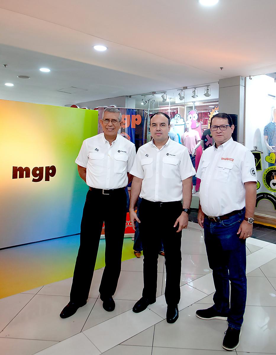 Francisco Silva, Melvin Ávila y Román Posadas.