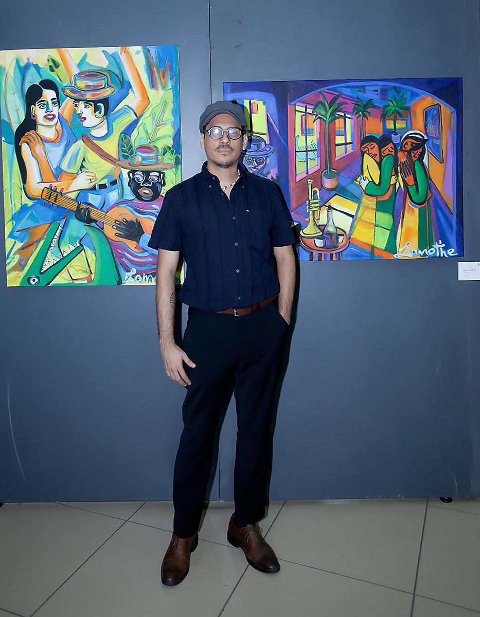 El pintor Carlos Lamotte.