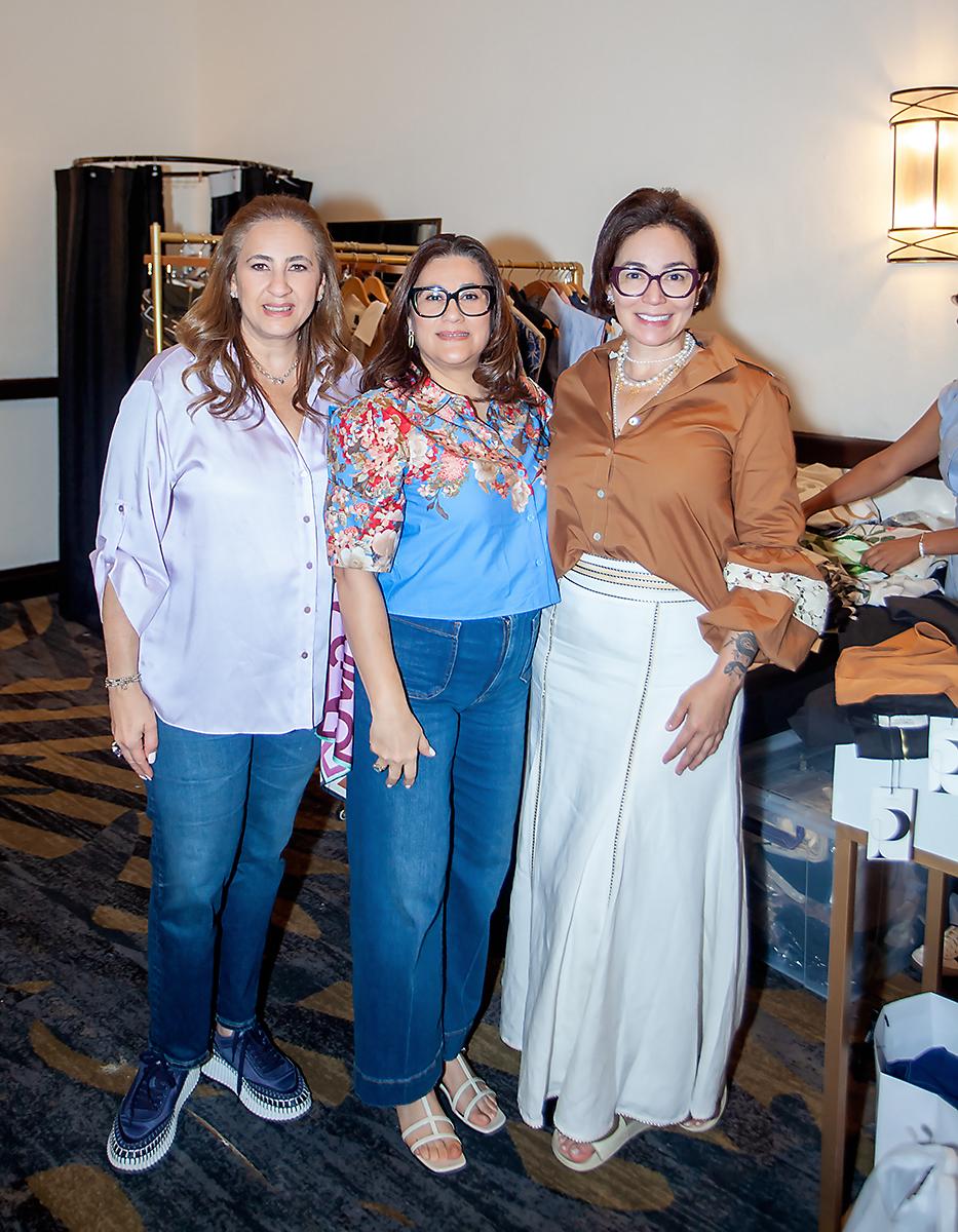 Fanny Hawit, Patricia Salem y Greuly Galy.