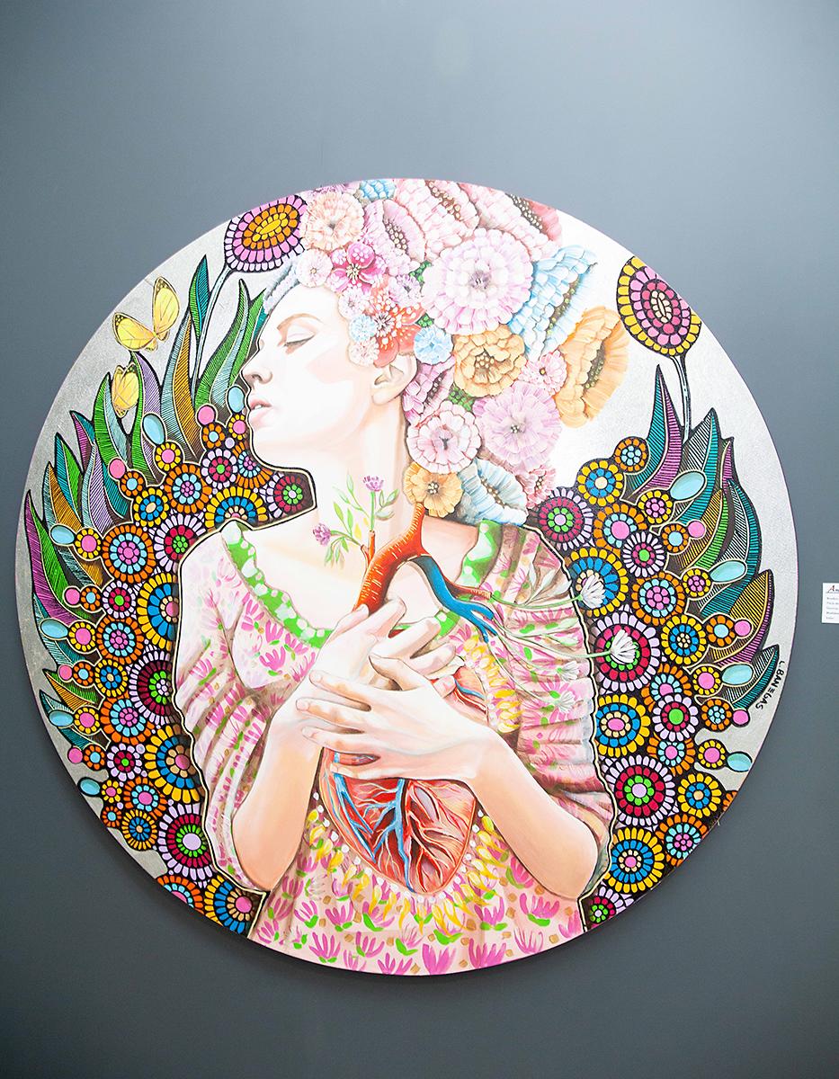 Pintura de Leticia Banegas.