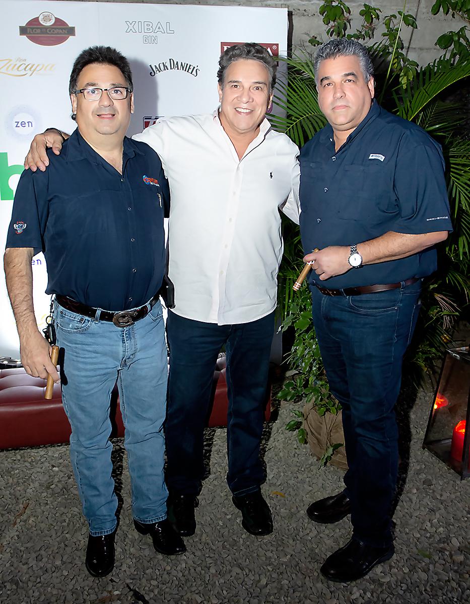 Edwin Rosenthal, Rey Maradiaga y Ricardo Aramendía.