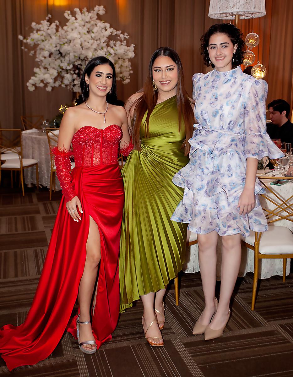 Racha Zayed, Najwa Larach y Rosabella Larach