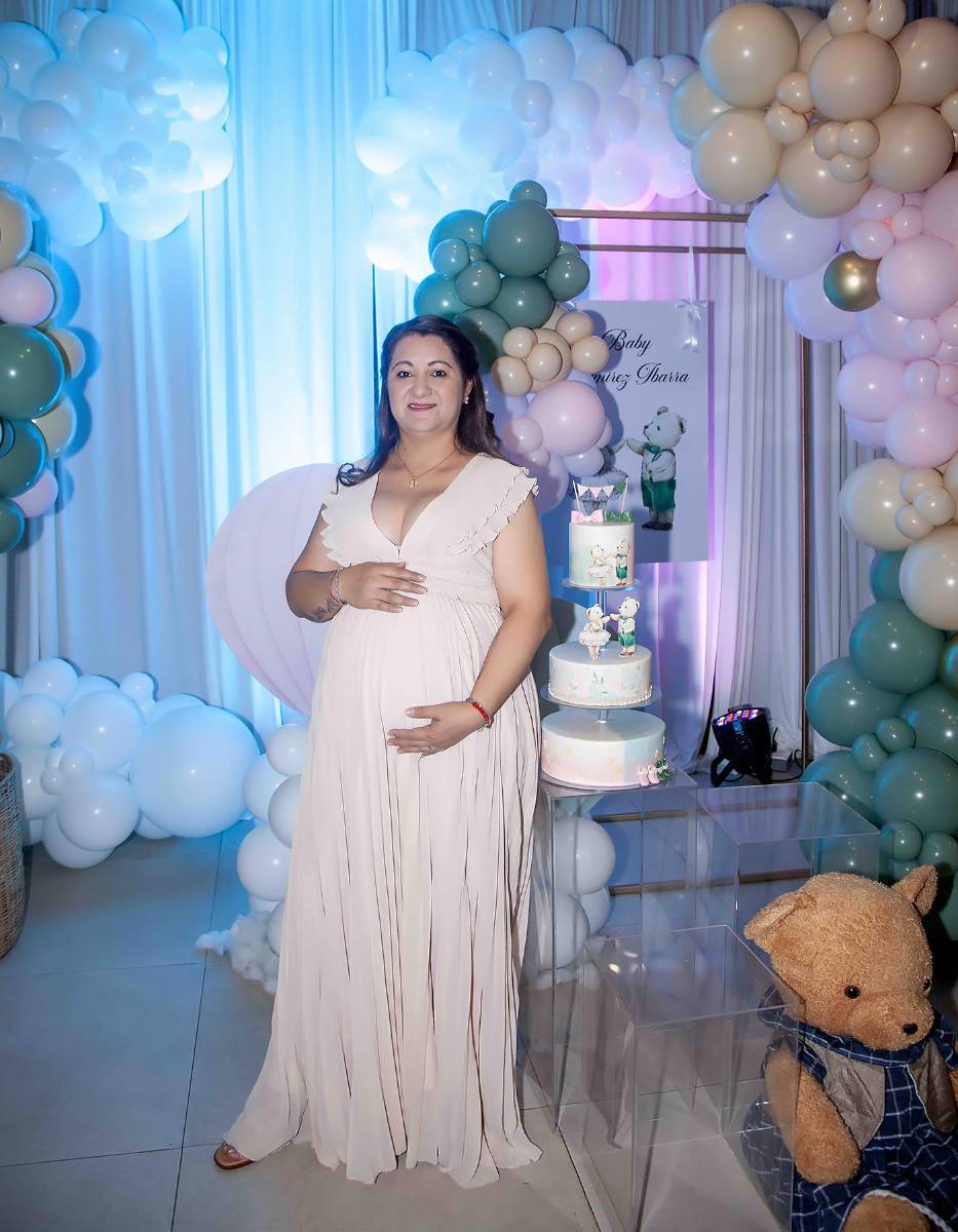 La futura mamá Nora Ester Ibarra de Ramírez.