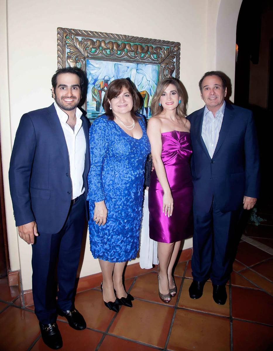 Javier, Florence, Evelyn y Francisco Zablah.