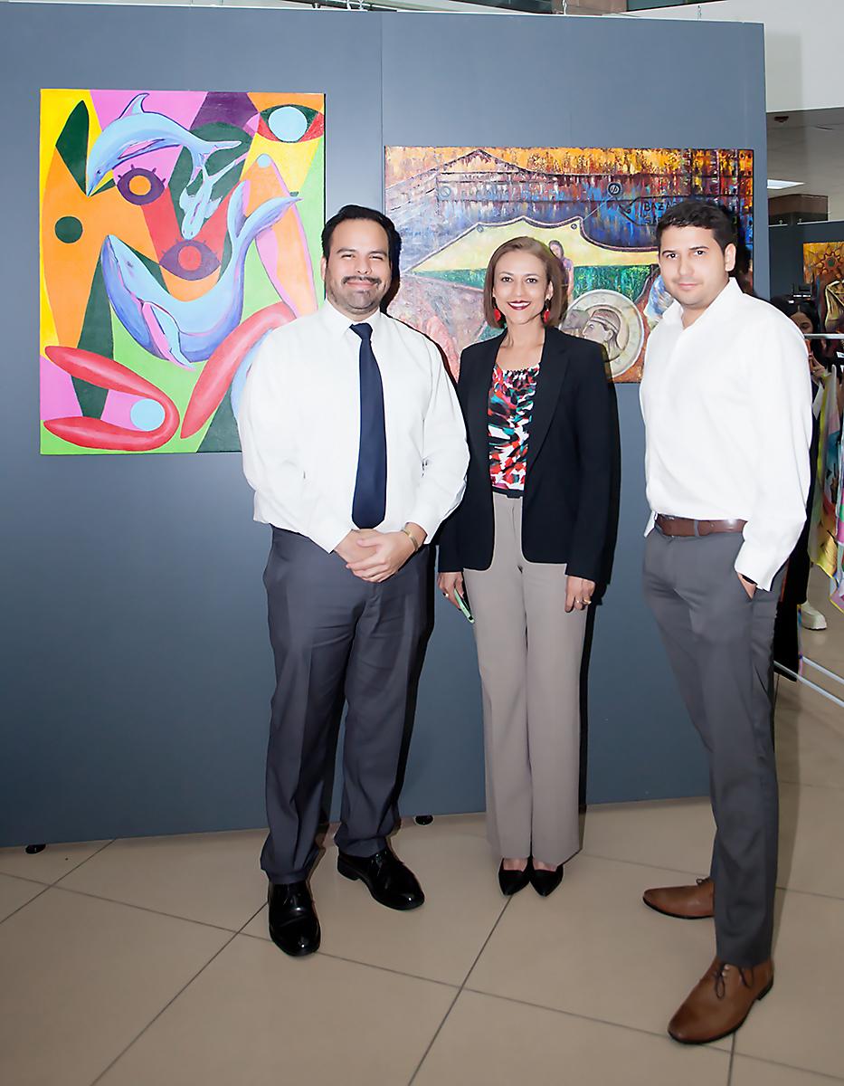 Fernando Escobar, Mayra Lozano y Adrián Ayala.