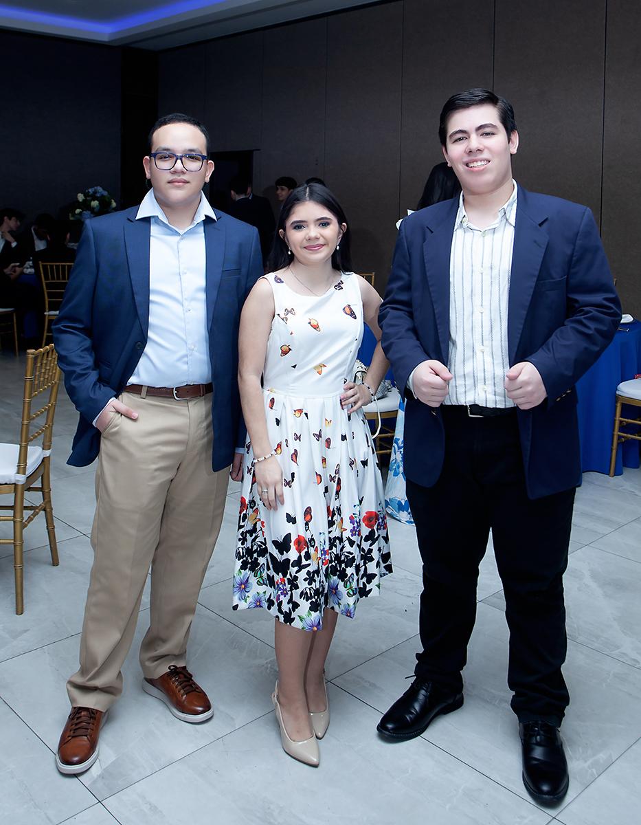 Fernando Zelaya, Ericka Castellanos y Miguel Ramírez