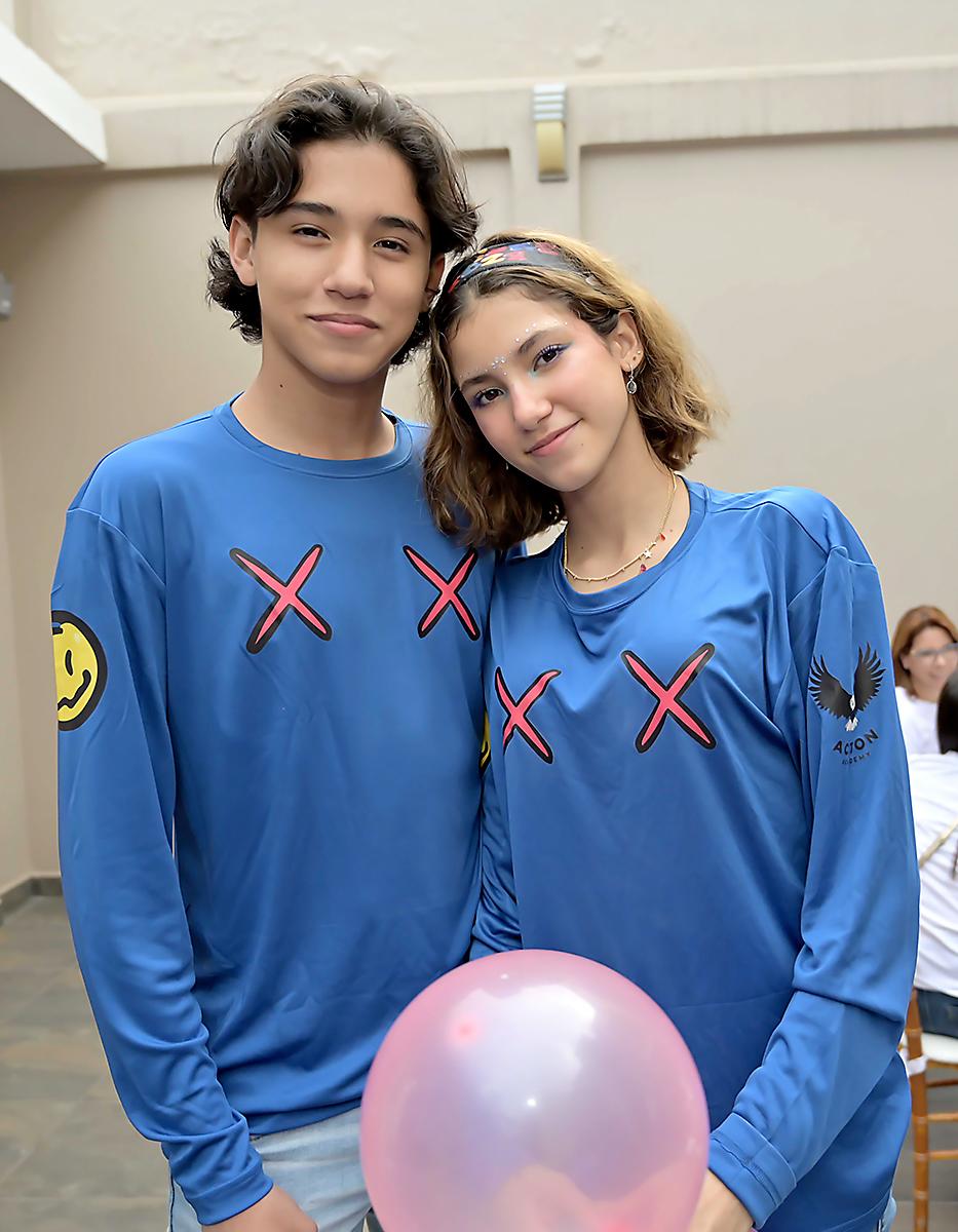 Sebastián Cáceres y Andrea Cáceres.