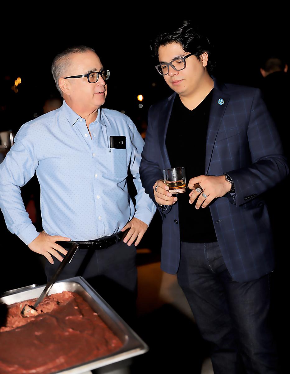 Ricardo Casco y Andrés Corrales.