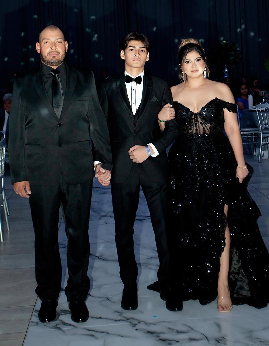 Edgardo Menéndez, Daniel Menéndez y Yesenia Antúnez