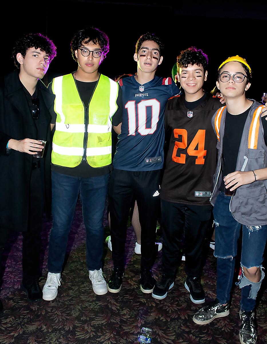 Daniel David, Diego Zepeda, Andrés Handal, Andrés Palma y Santiago Romero.
