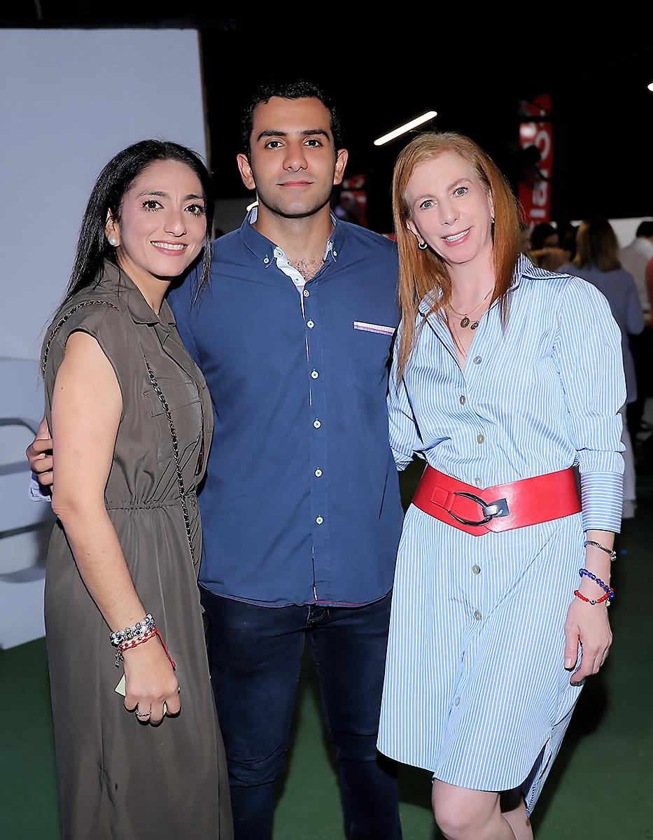 Beatriz Stefan, Tony Farah y Janan Salman.