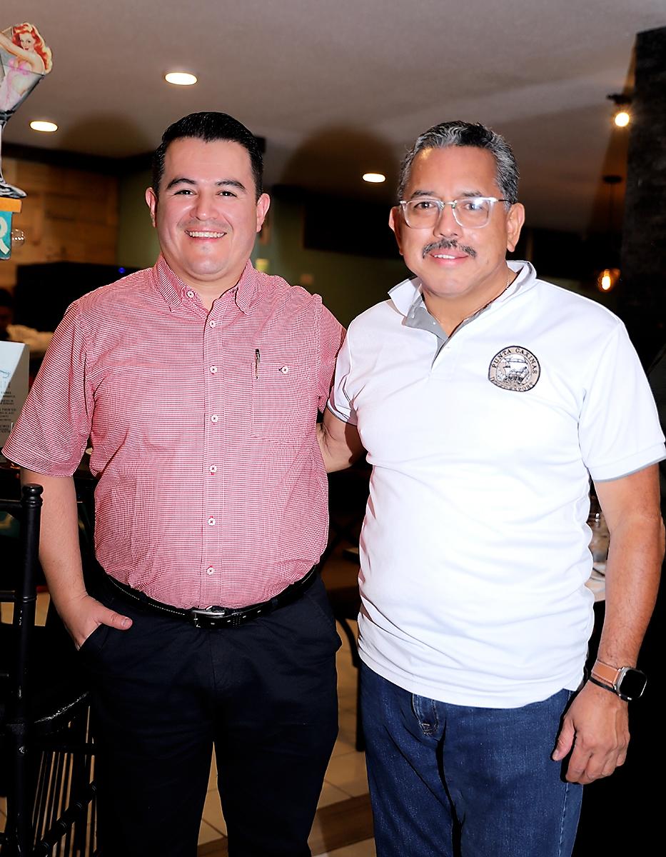 Jorge Veliz y Pedro Cubas