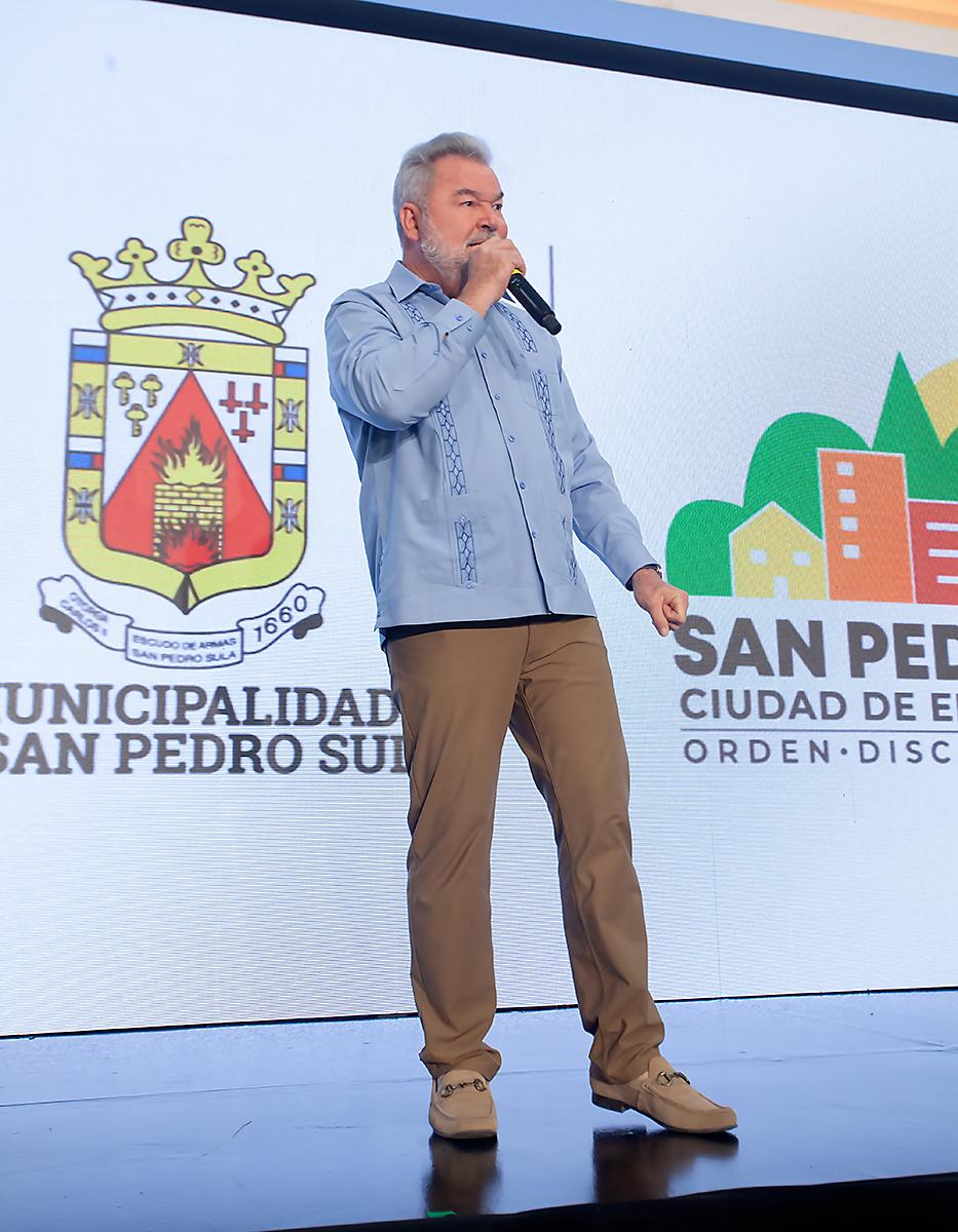 Roberto Contreras, alcalde de San Pedro Sula.