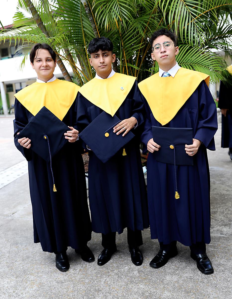 José Suazo, Diego Andino y Manuel Maradiaga