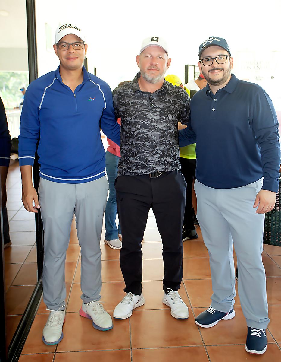 Luis Villafranca, Alberto Rodríguez y Gustavo Rivas.